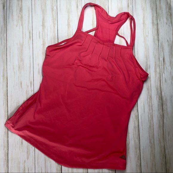 adidas Tops - Adidas Pink Racerback Tank